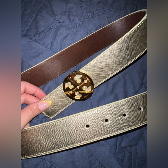 Tory Burch Gold Reversible belt - Picture 2 of 8